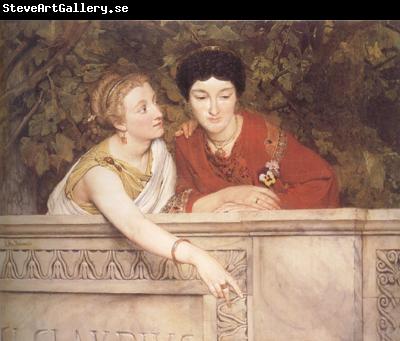 Alma-Tadema, Sir Lawrence Gallo-Roman Women (mk23)
